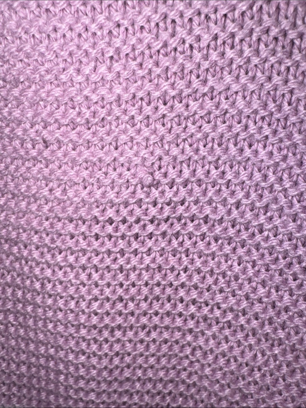 Croft & Barrow Soft Lilac Knit Sweater - Picture 5 of 5